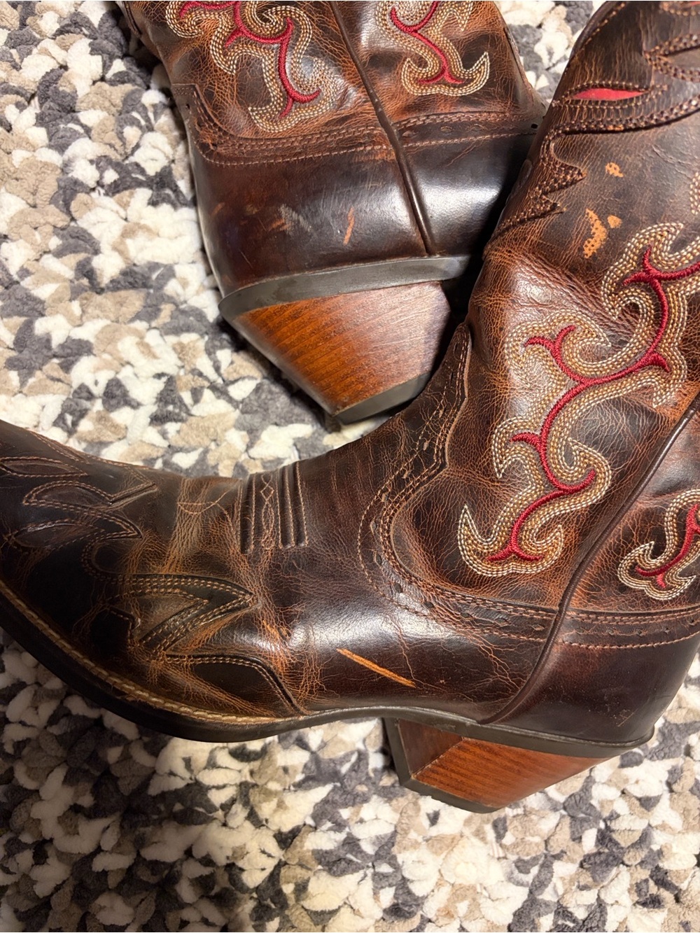 Ariat Brown Leather Boots - Picture 5 of 7